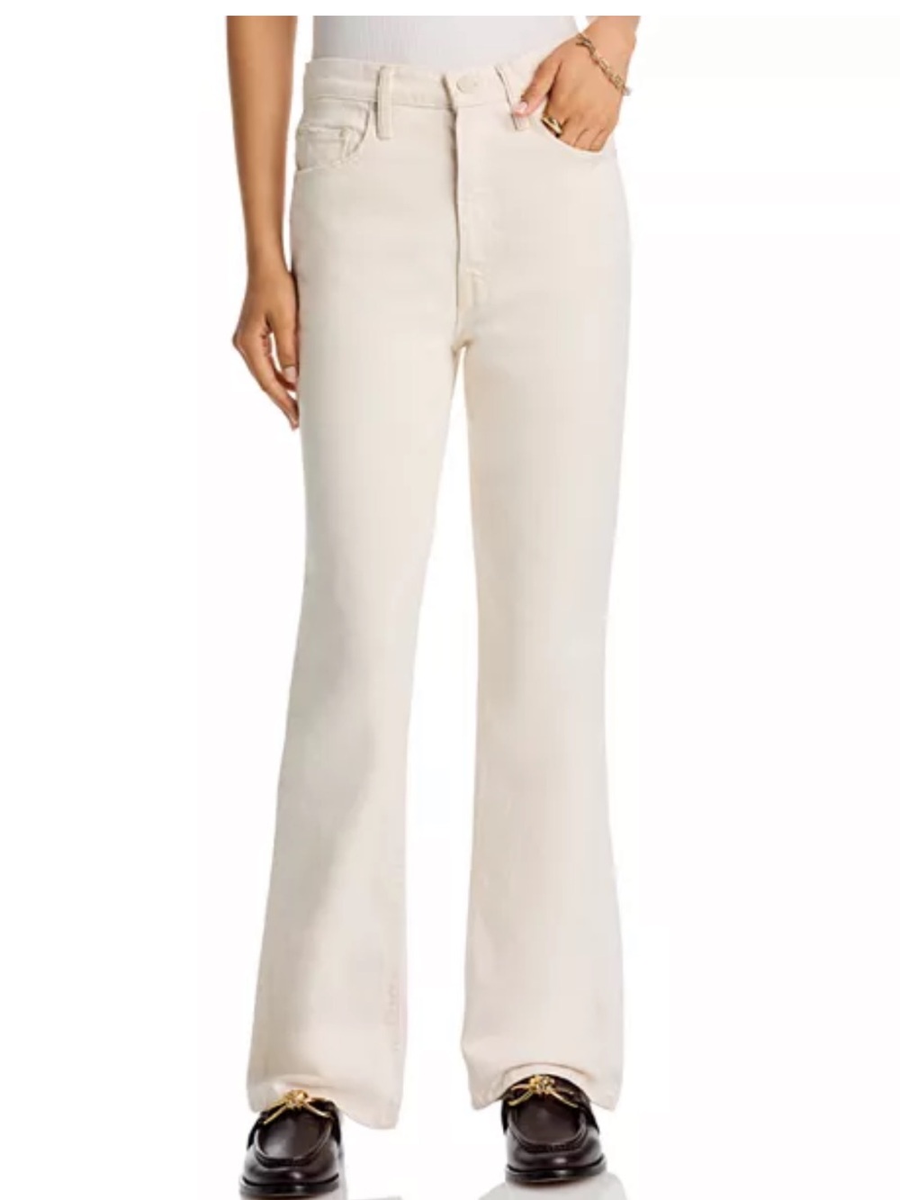 Nwt Mother The Scooter Skimp Jeans in Natural Selection-size 28